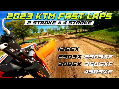 1 Lap on Every 2023 KTM! | 2-Stroke & 4-Stroke