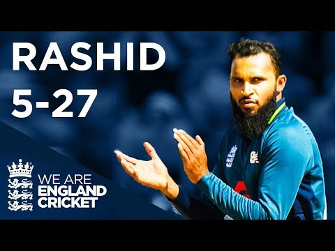 Rashid Takes Incredible 5-27 | England v Ireland - Bristol 2017