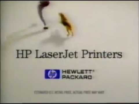 1995 Hewlett-Packard LaserJet 5P Printer commercial