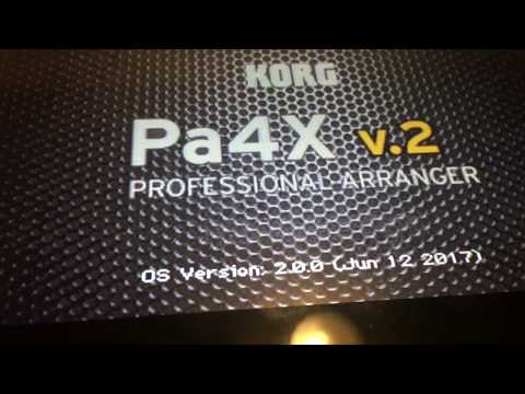 korg pa 4 x v2 korg pa3 korg new korg version 2