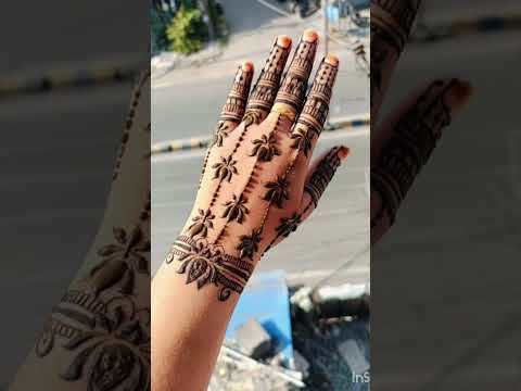 beautiful Lotus mehndi design🦋✨🦋#mehndi #hennadesign #trendingshorts #shorts