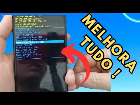Como formatar hard reset no celular Motorola MOTO E7 Power, melhora muito ! 