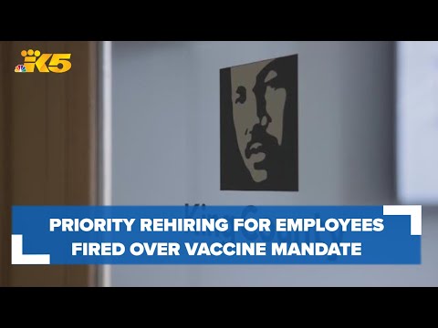 King County employees fired over vaccine mandate should be priority for re-hire, proposal says