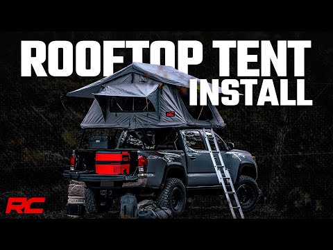 Rough Country Roof Top Tent Rack Mount | 12 Volt Accessory & LED Light Kit | 99050