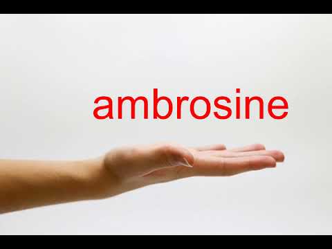 How to Pronounce ambrosine - American English