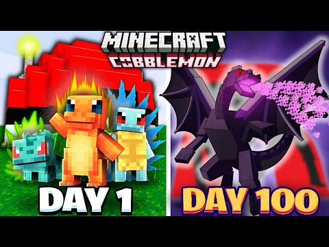 100 Days in Pokémon Minecraft Mod (Cobblemon)