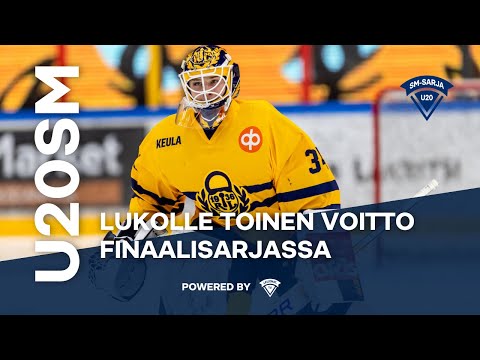 Maalikooste: Lukolle toinen voitto U20 SM-sarjan finaaleissa – Kiekko-Espoo kaatui maalein 3–2