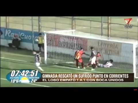 Boca Unidos 1 - Gimnasia (M) 1. Fecha 38. B Nacional 2015.