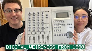 Video thumbnail for Recording on a Vintage 1998 4 Track with a SCSI Drive (Fostex FD-4) by Demonic Sweaters
