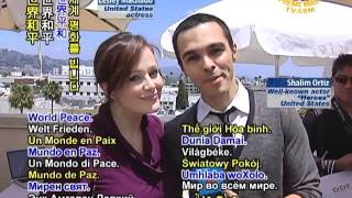 Well wishes to Supreme Master TV's 5th Anniversary from Shalim Ortiz and Lesley Machado