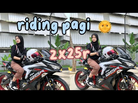 morning ride with Jutex ZX25R