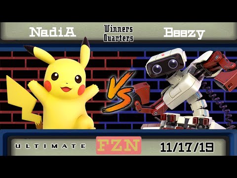 NadiA (Pikachu, DK) vs. Beezy (ROB, ZSS, Wolf) - Winners Quarters - Flat Zone November