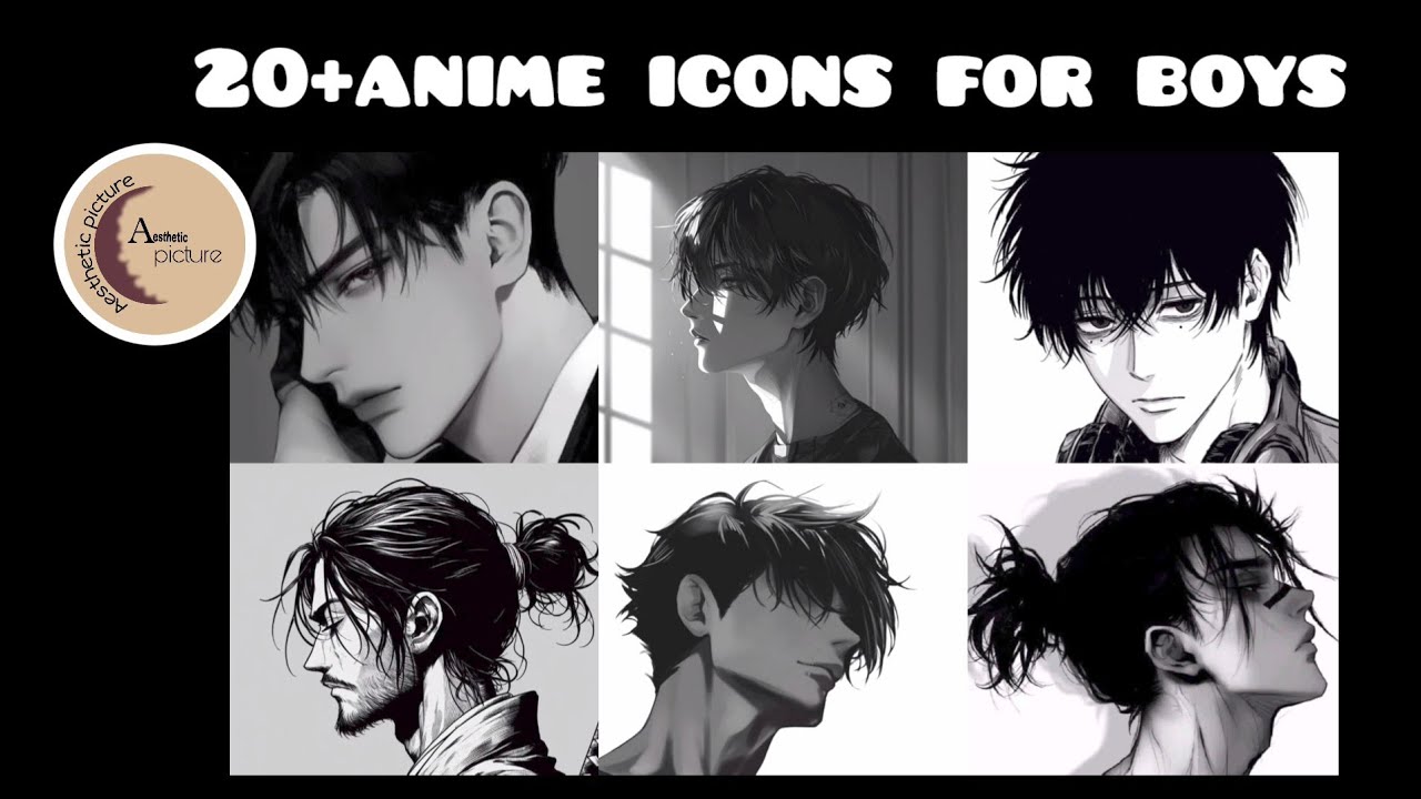 20+ instgram anime icons only for boys 🤍