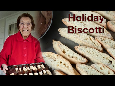 Holiday Cooking with Clara - Chocolate Almond Biscotti