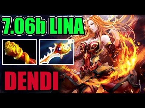 7.06 Lina STILL TOO POWERFUL - Dendi Dota 2