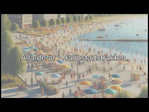 Say "Everyone is in the Halmstad region" in Swedish!