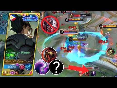 GOODBYE!! BLOODLUST AXE THIS SCARY DAMAGE BUILD OP FOR X.BORG | MLBB