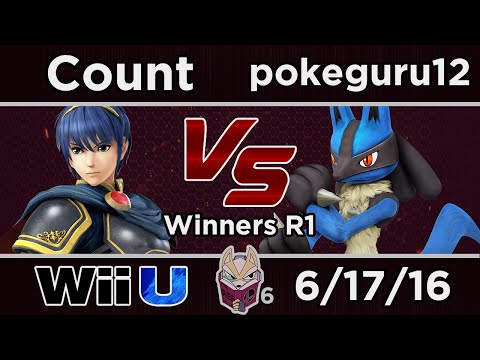 The Briggs House 6 - Count (Marth, Lucina) Vs pokeguru12 (Lucario) SSB4 R1 - Smash 4