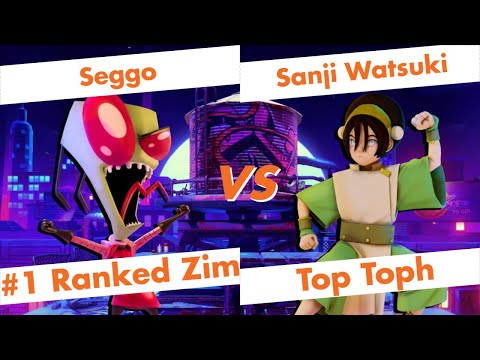 【Nick All Star Brawl】Seggo (Zim) vs Sanji Watsuki (Toph) High Level Gameplay【NASB】