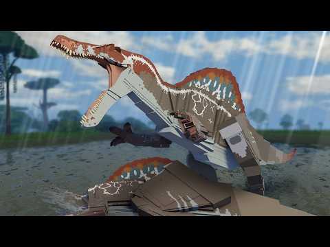 PLAYING SPINOSAURUS Is In This Jurassic Park Roblox Game