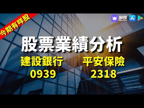 【今期有咩股】建設銀行 0939｜平安保險 2318｜股票分析｜MrFour 四哥投資｜港股2022｜秒投所好｜秒投StockViva