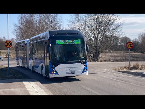 Bus ride linje 2 från Vinggatan till Smedjegatan