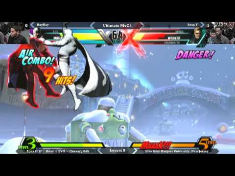 Apex 2012 - UMvC3 L9 - RayRay VS Sean Y