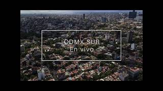 Panorámica en vivo de la CDMX desde la Torre Latinoamericana. Vista Sur live webcam