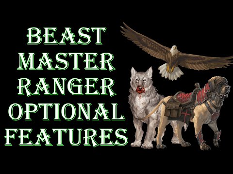 Beast Master Ranger (?Pokemon?) Optional/Variant Class Features - Tasha's Cauldron of Everything