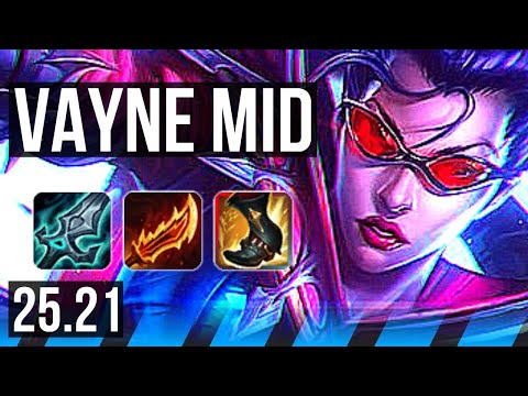 VAYNE vs YONE (MID) | Godlike | EUW Master | 25.21