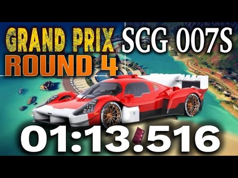 ASPHALT 9 SCG 007S GRAND PRIX ROUND 4 - 01:13.516 BEACH LANDING - OFFICIAL RUN