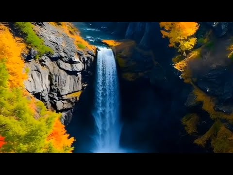 amazing Waterfalls of the world in 4k hdr | relaxing music