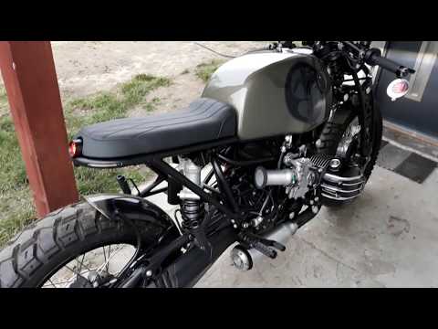 bmw r nine t r9t "The Bullephant"  carburetors Mikuni TM & Altman by auglid cafe racer