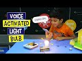 How to Make Voice Activated Light Bulb Using 5V Relay | Beginners DIY Project