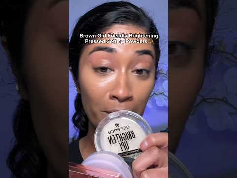 Anyone else hate loose powders?😭 Anyways…. Here are my top 4 brown girl friendly pressed powders🤎
