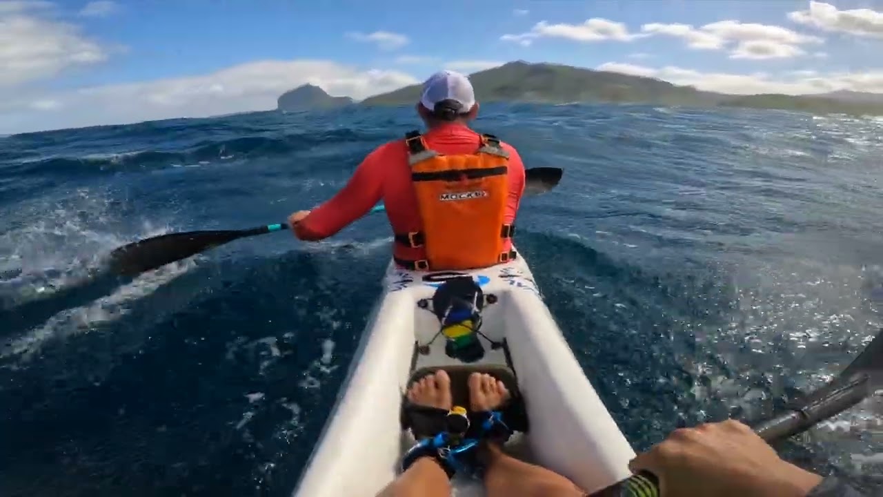 South Africa Surf Ski Mauritius Tours - August 2025 - Day 3 - Morning Downwind
