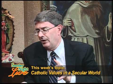 Sunday Night Live - Catholic Values in a Secular World - Fr Benedict Groeschel, CFR - 02-20-2011