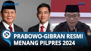 Sah! KPU Tetapkan Secara Resmi Prabowo Gibran Menang Pilpres 2024, Disambut Riuh Tepuk Tangan