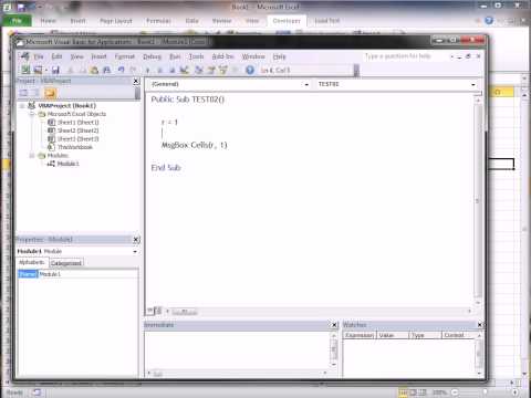 Excel VBA: Cycles, For... Next; Do Until... Loop