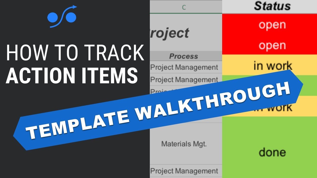 How to track project action items: a template walkthrough