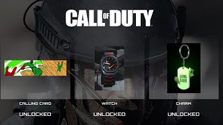 HOW TO UNLOCK A FREE WATCH, CALLING CARD AND CHARM ON MODERN WARFARE ( SUPER RARE ) Steps In DESC