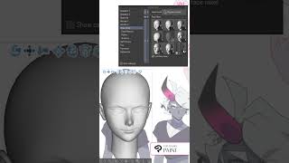 Clip Studio Paint 3D Head Model #clipstudiopainttutorial