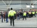 FOOTBALL VIOLENCE BREAKS OUT AFTER DERBY MATCH BETWEEN SOUTHAMPTON AND PORTSMOUTH