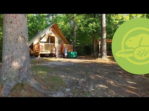 oTENTik at Lock 24 - Douro on the Trent-Severn Waterway