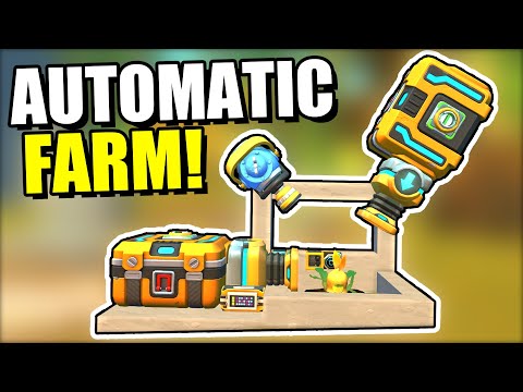 I Built a Fully Automatic Farm to Grow Plants While AFK! (Crashlander Survival Mod 36)