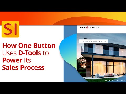 How OneButton Uses D-Tools to Power Its Sales Process