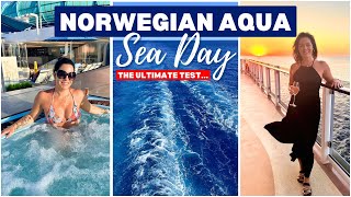 How does the Norwegian Aqua handle a PACKED Sea Day?!