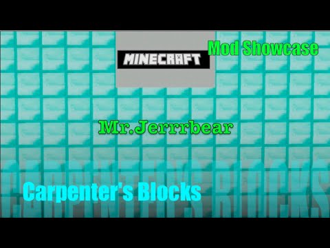 Minecraft | Carpenter's Blocks! (Customize Your Own Blocks!) | Mod Showcase (1.7.10)