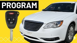 How to Program Chrysler key (Easy at Home)