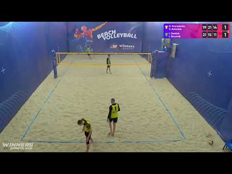 13:25 D. Svyrydenko / V. Antoniuk - I. Datsiuk / I. Skrynnik 25.01.2023 | Winners Beach Volleyball
